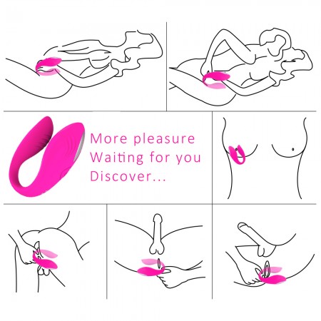 Ela Çiftler için Giyilebilir Telefon Kontrollü Vibratör