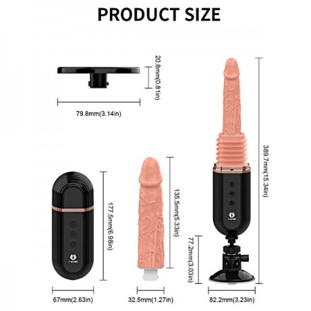 S-Hande Gatling Vantuzlu Otomatik Seks Makinesi