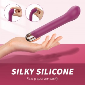 Melody Soft Silikon Şarjlı G-Spot Vibratör 17.5 cm