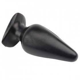 Chisa Rubicon Siyah Anal Plug 15 cm – Esnek, Vantuzlu ve Cilt Dostu Tasarım