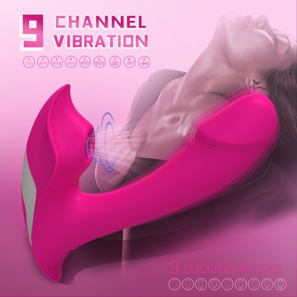 Titreşimli ve Klitoris Emişli G-Spot Vibratör