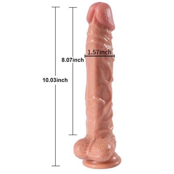 Uzaktan Kumandalı Şarjlı Realistik Penis Döner Başlı - 25.5 cm ile Tanışın!