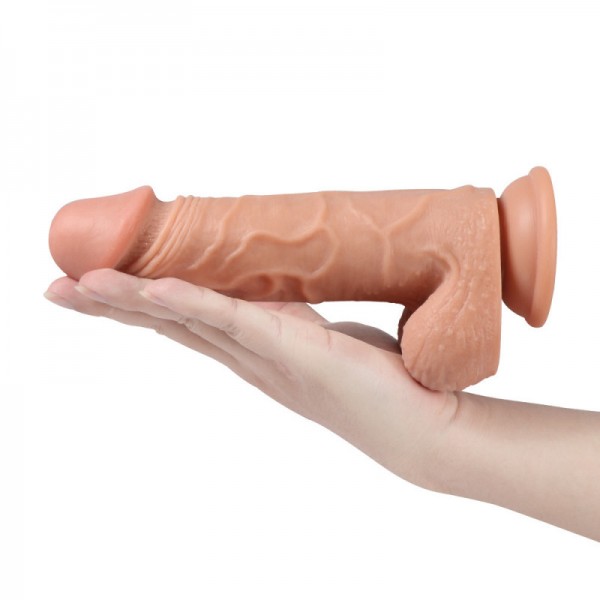 Realistik Şarjlı Uzaktan Kumandalı Dildo - 21 Cm