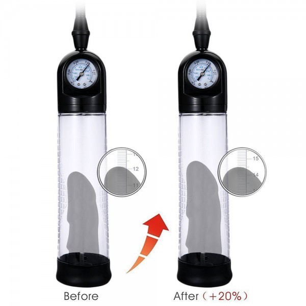 Penextender Gauge Pump Göstergeli Penis Pompası