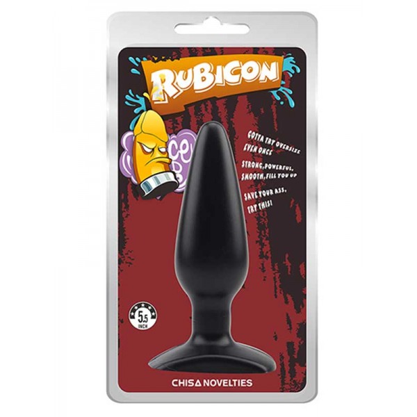 Chisa Rubicon 14 cm Siyah Anal Plug – Güçlü Vantuzlu Şık Tasarım