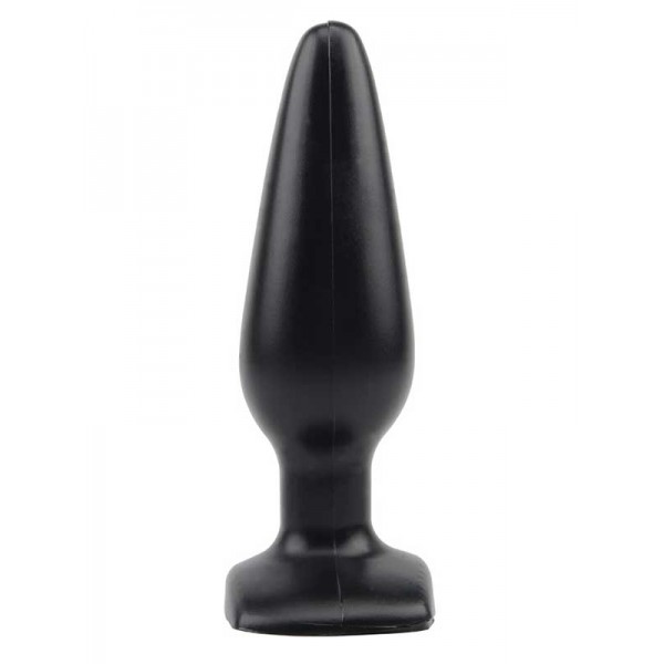 Chisa Rubicon 14 cm Siyah Anal Plug – Güçlü Vantuzlu Şık Tasarım