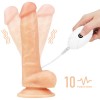 LoveToy Belden Bağlamalı Titreşimli İçi Dolu Penis - 20 cm