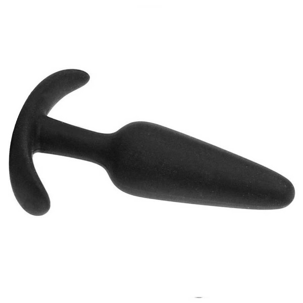 Mood Naughty Siyah Silikon Butt Plug – Kadife Dokunuşlu, Güvenli ve Rahat