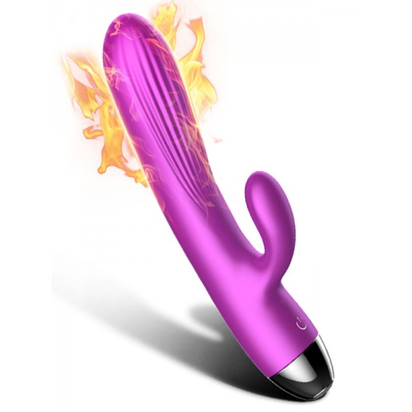 FoxShow Brilliant X7 Klitoris Uyarıcılı Şarjlı Vibratör 20.4 cm