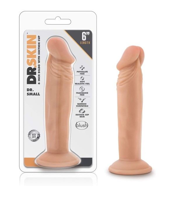 Vantuzlu Yumuşak Realistik Dokulu Anal Penis - 15 cm