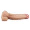 Eğik Pozisyonda Vantuzlu Realistik Penis - 21 Cm