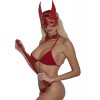 Kırmızı Şeytan Kız Kostümü