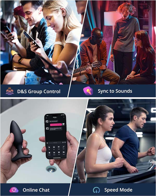 Lovense HUSH 2 Anal Plug 1.5″ App Controlled